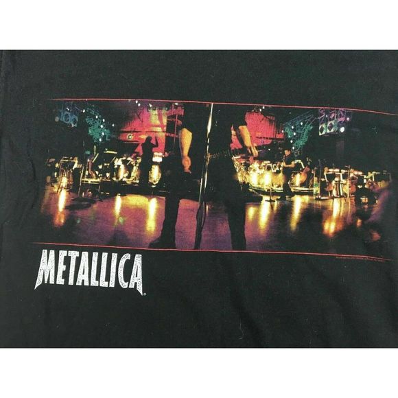VTG METALLICA Limited 1999 S&M Concert T-Shirt XL - Picture 3 of 8